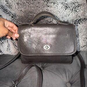 Vintage Coach Leather Handbag #9870